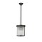 Z-Lite Carnaby Pendant, 3-Light, 10 In.W x 12 In.H, Matte Black/Clear Ribbed 7504P10-MB - alternate 6